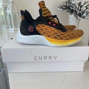 Curry Sesame Street big bird sneakers under armour